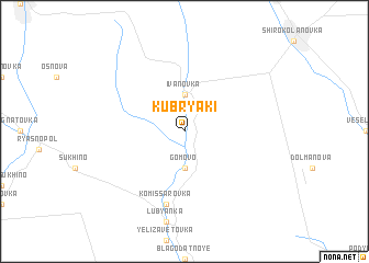 map of Kubryaki