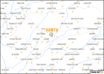 map of Kubyu