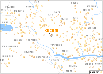 map of Kućani