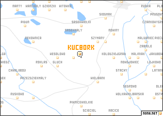 map of Kucbork