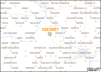 map of Kuchary