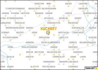 map of Kuchary