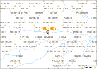 map of Kuchary