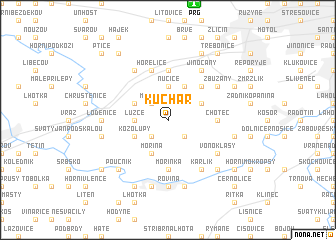 map of Kuchař