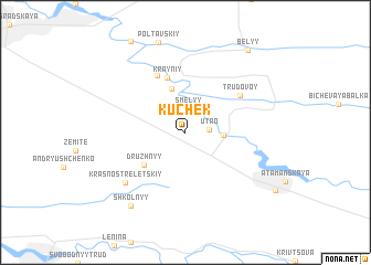 map of Kuchek