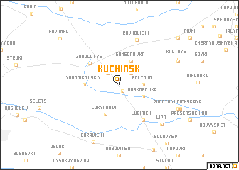map of Kuchinsk