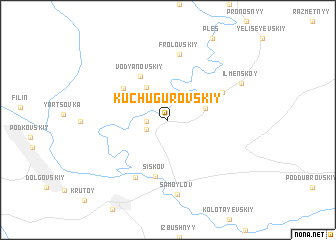 map of Kuchugurovskiy