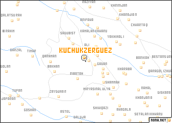 map of Kuchuk Zerguez