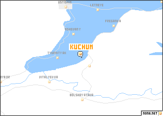 map of Kuchum