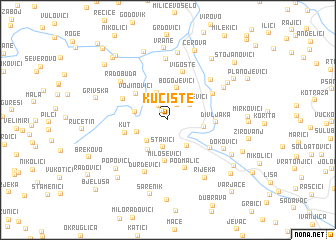 map of Kućište