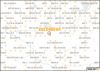 map of Kückhoven
