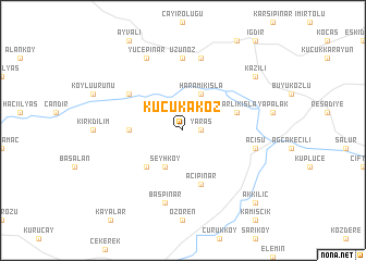 map of Küçükaköz