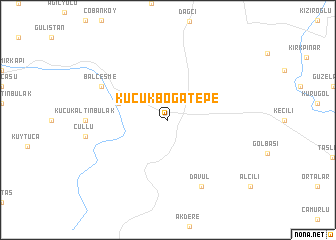 map of Küçükboğatepe