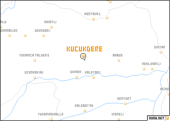 map of Küçükdere