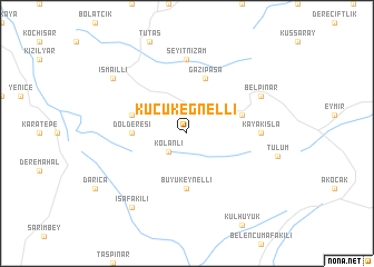 map of Küçükeğnelli