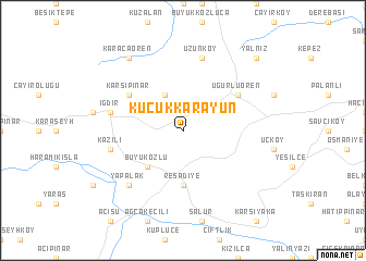 map of Küçükkarayün