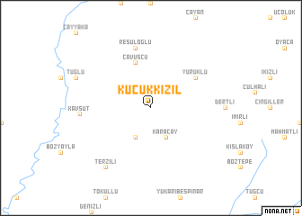 map of Küçükkızıl
