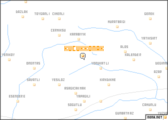 map of Küçükkonak