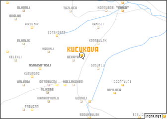 map of Küçükova