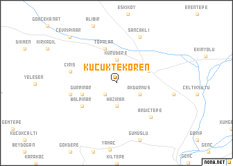 map of Küçüktekören