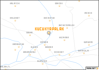 map of Küçükyapalak