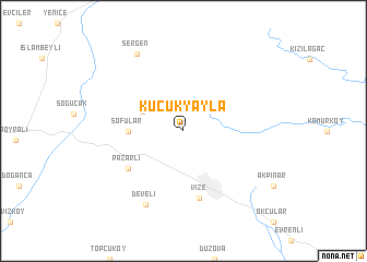 map of Küçükyayla