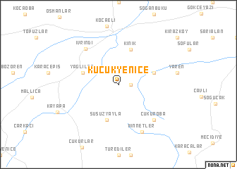 map of Küçükyenice