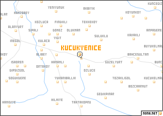 map of Küçükyenice