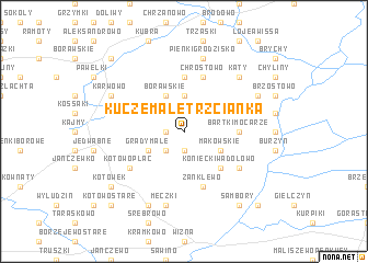 map of Kucze Małe-Trzcianka