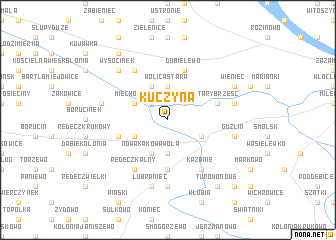 map of Kuczyna
