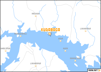 map of Kudābāga