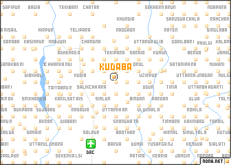 map of Kudāba