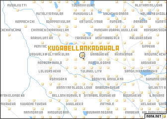 map of Kuda Bellankadawala