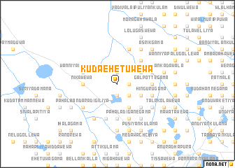 map of Kuda Ehetuwewa