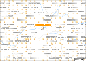 map of Kudagama