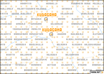 map of Kudagama