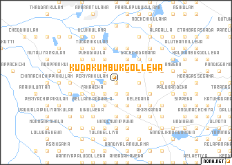 map of Kuda Kumbukgollewa