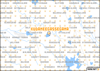 map of Kuda Meegassegama