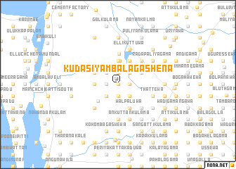 map of Kuda Siyambalagashena