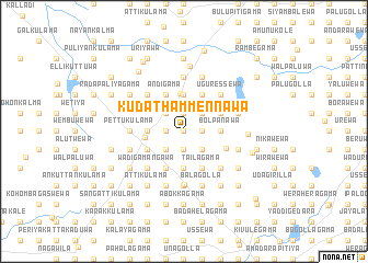 map of Kuda Thammennawa