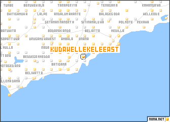 map of Kudawellekele East