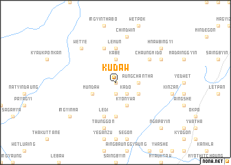 map of Kudaw