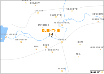 map of Kudayrān