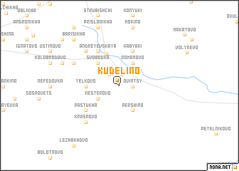 map of Kudelino