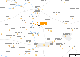 map of Kudinovo