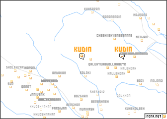 map of Kūdīn