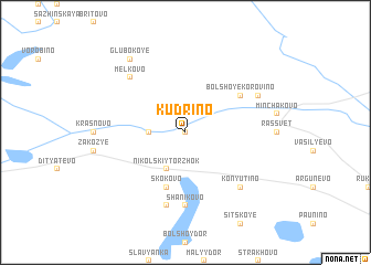 map of Kudrino