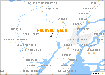 map of Kudryavtsevo