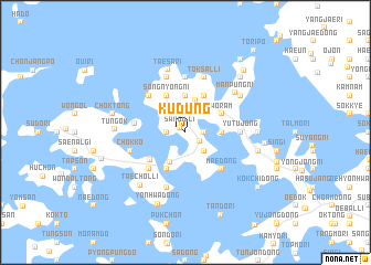 map of Kudŭng