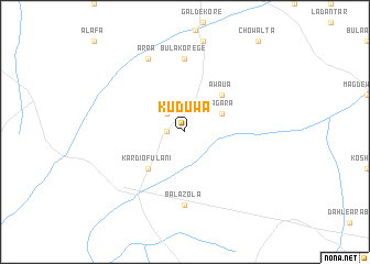 map of Kuduwa